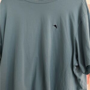 Tommy Bahama Short-Sleeve Tee in Sea Glass with Navy Fish Logo